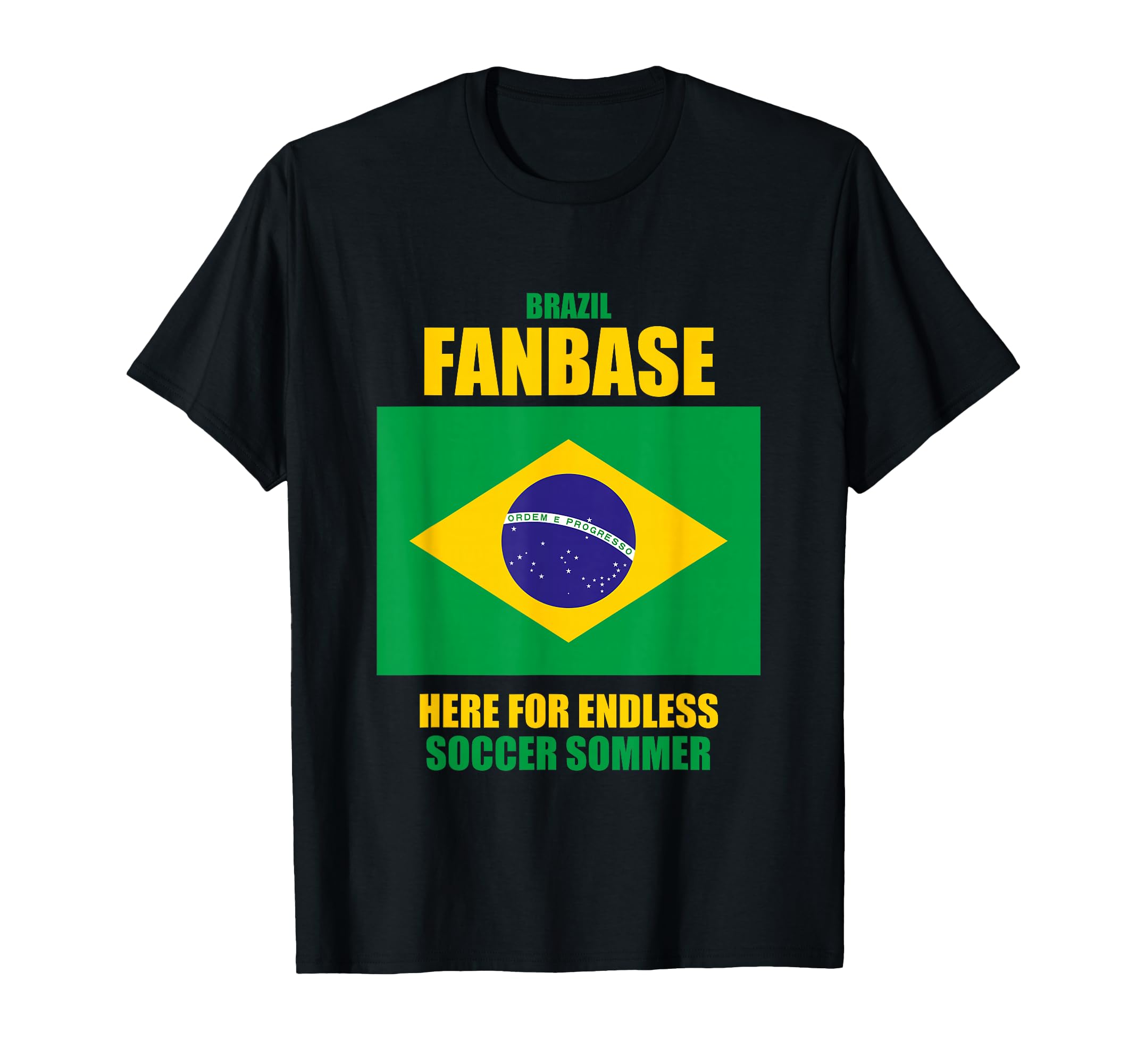 Soccer Fan 2026 Brazil Football Fanbase T-Shirt - Graphic Print Men Women - T-Shirt, Sweatshirt, Hoodie