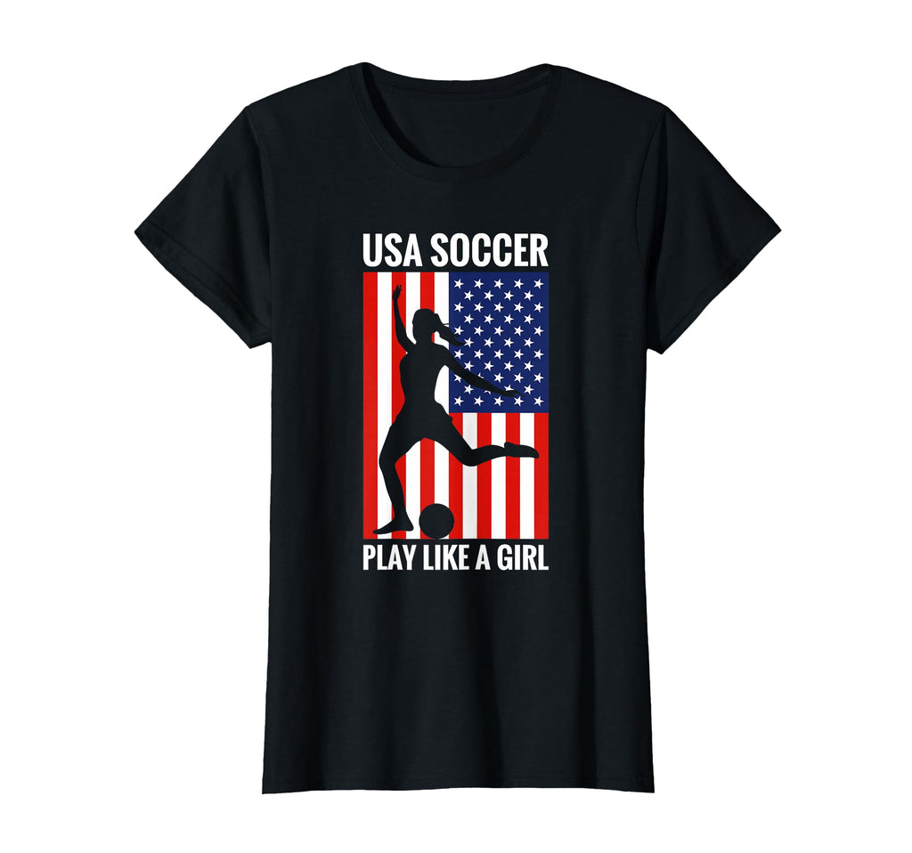 Funny Soccer Usa Soccer Play Like T-Shirt - Trendy Graphic for Adults - T-Shirt, Sweatshirt, Hoodie
