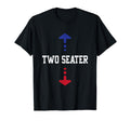 Two Seater 4Th July American Flag Dad Joke T-Shirt - Novelty Apparel Unisex - T-Shirt, Sweatshirt, Hoodie