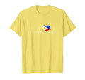 Philippines Love Filipino Flag Heart T-Shirt - Casual Everyday Wear Unisex - T-Shirt, Sweatshirt, Hoodie