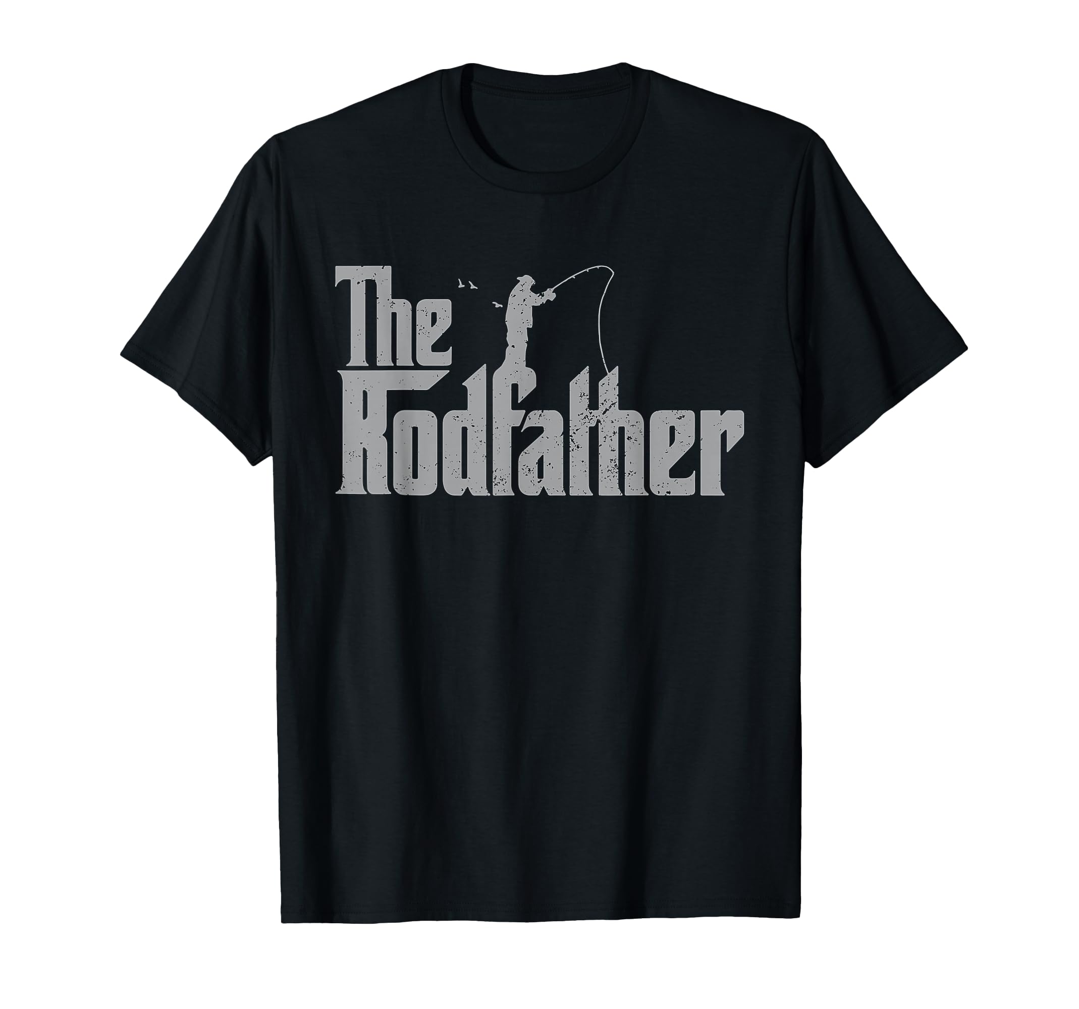 Rodfather Funny Fishing Lover Rod T-Shirt - Custom Art Print Men Women - T-Shirt, Sweatshirt, Hoodie