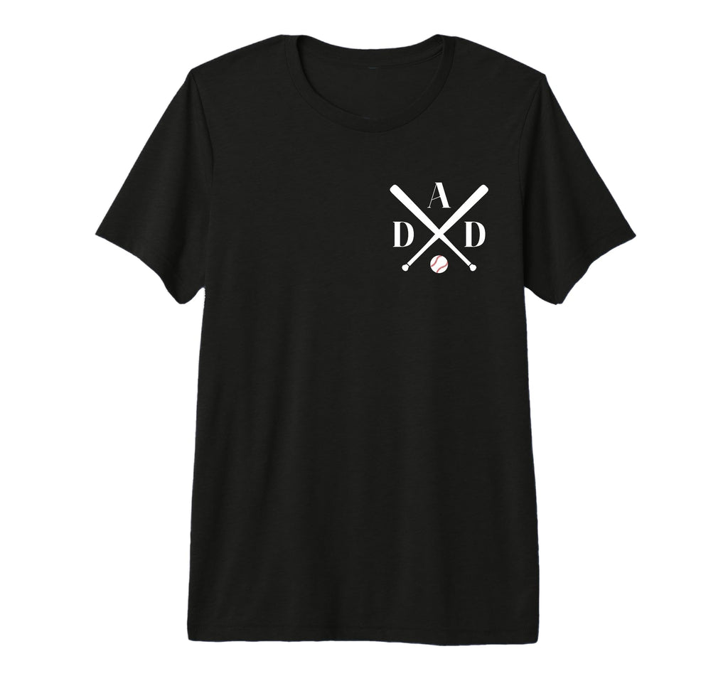 Mens Baseball Dad Fathers Day Game Day T-Shirt - Unique Graphic Unisex - T-Shirt, Sweatshirt, Hoodie