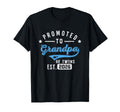 Promoted To Grandpa Twins Est T-Shirt - Casual Everyday Wear for Adults - T-Shirt, Sweatshirt, Hoodie
