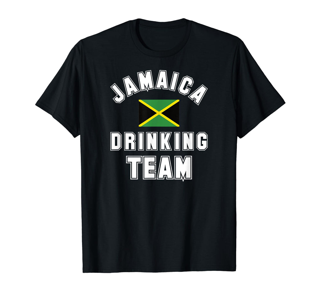 Jamaica Drinking Team College Frat T-Shirt - Minimalist Print Men Women - T-Shirt, Sweatshirt, Hoodie