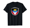 Antigua Flag Badge Soccer Fans T-Shirt - Casual Everyday Wear for Adults - T-Shirt, Sweatshirt, Hoodie