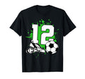 12Th Birthday 12 Years Football T-Shirt - Aesthetic Graphic Men Women - T-Shirt, Sweatshirt, Hoodie