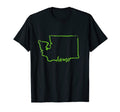 Pnw Pacific Northwest State Washington T-Shirt - Fun Novelty Design Unisex - T-Shirt, Sweatshirt, Hoodie