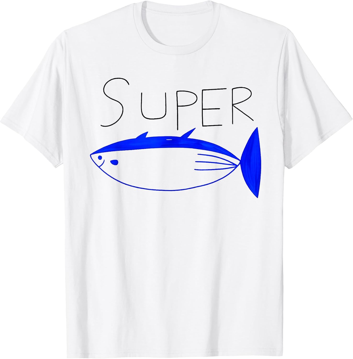 Super Tuna, Funny Fish - Adult & Kids T-Shirts, Sweatshirts & Hoodies apparel design preview 1
