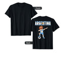 Dabbing Soccer Argentina Soccer Fan T-Shirt - Aesthetic Graphic Men Women - T-Shirt, Sweatshirt, Hoodie