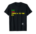 Old School Rap Hip Hop One Two Three T-Shirt - Novelty Apparel for Adults - T-Shirt, Sweatshirt, Hoodie