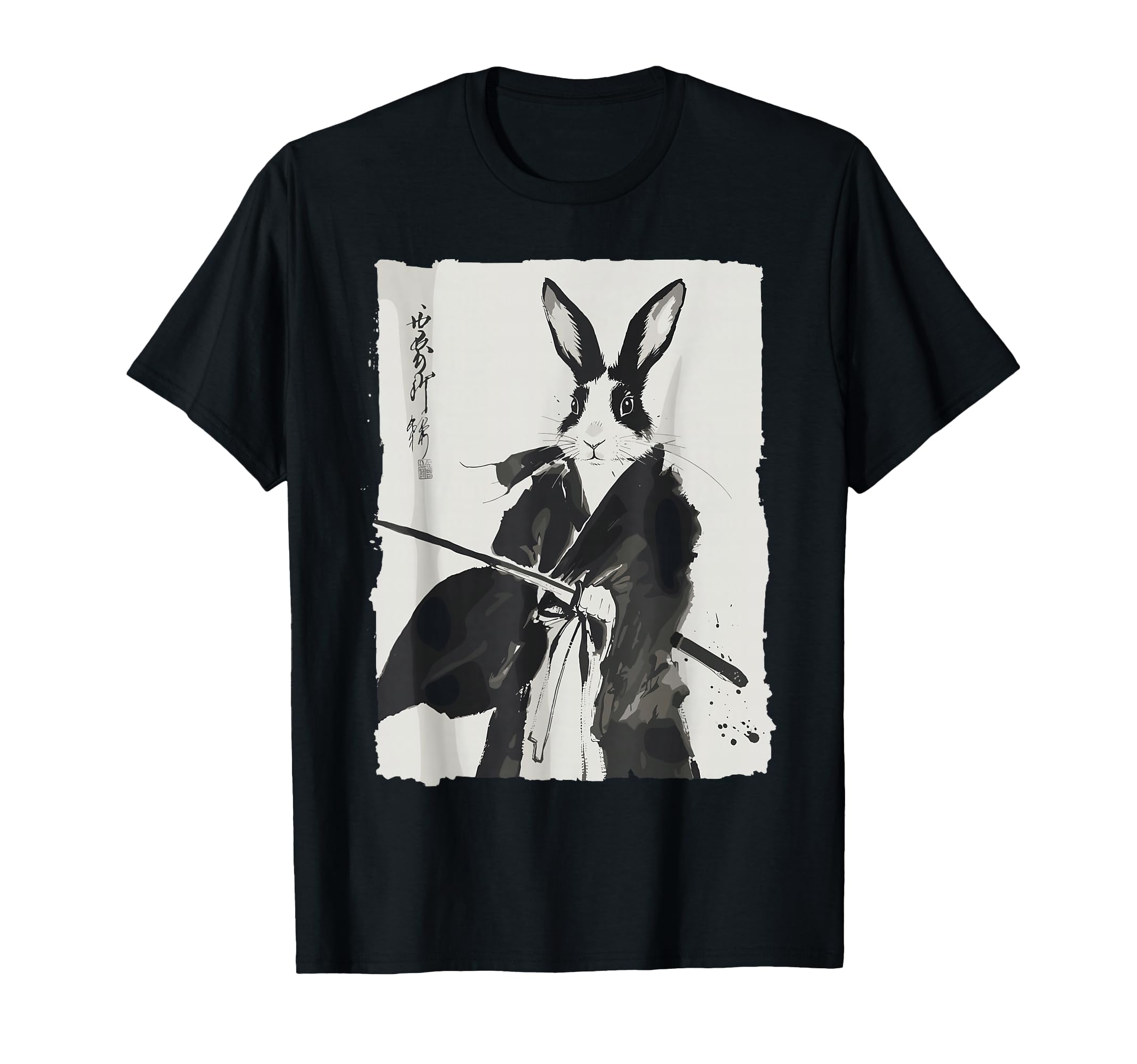 Samurai Bunny Shirts Japanese T-Shirt - Aesthetic Graphic Men Women - T-Shirt, Sweatshirt, Hoodie