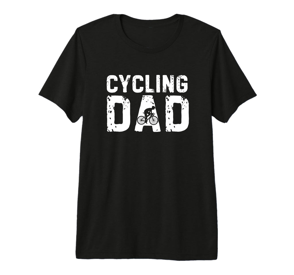 Cycling Dad Sport Family Fathers Day Tri T-Shirt - Custom Art Print Unisex - T-Shirt, Sweatshirt, Hoodie