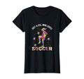 Just Who Loves Soccer T-Shirt - Minimalist Print Unisex - T-Shirt, Sweatshirt, Hoodie