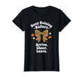Busy Raising Ballers Arrive Cheer Leave T-Shirt - Aesthetic Graphic Unisex - T-Shirt, Sweatshirt, Hoodie