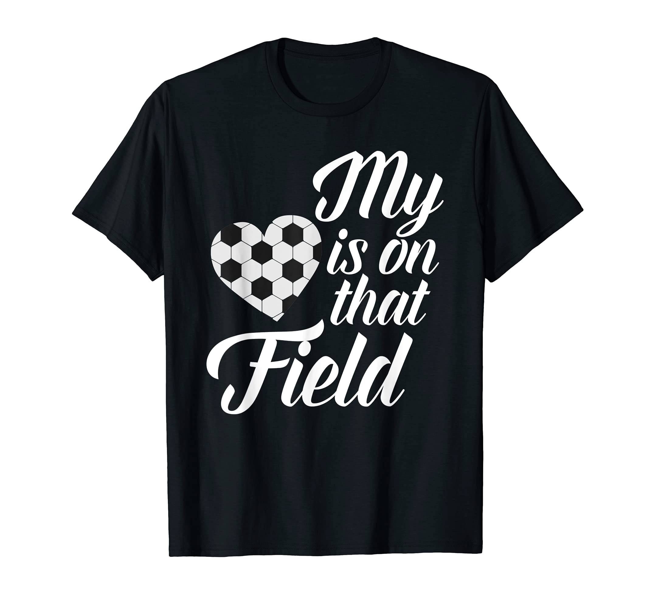 Proud Soccer Parents My Heart Is T-Shirt - Aesthetic Graphic for Adults - T-Shirt, Sweatshirt, Hoodie