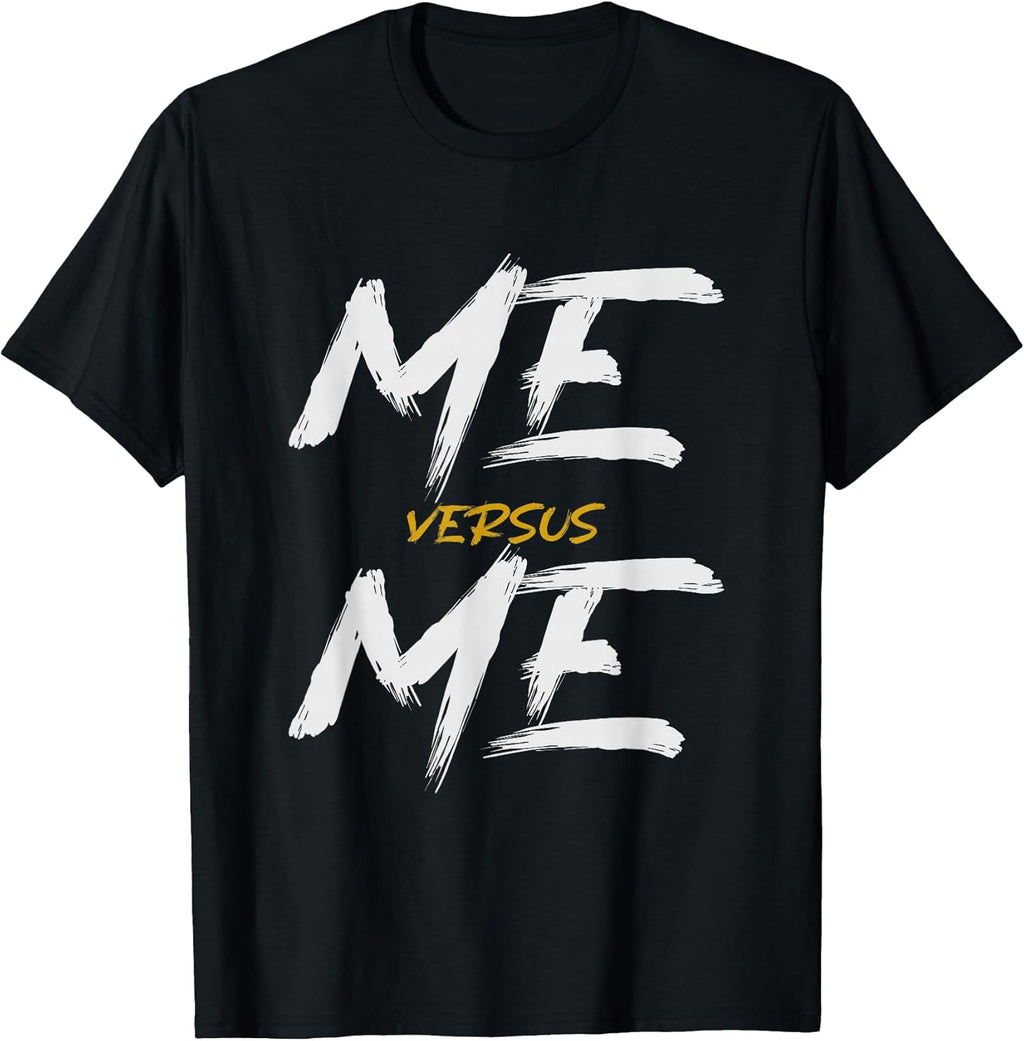 Me vs Hustle Motivation Grow Get Stronger, - Adult & Kids T-Shirts, Sweatshirts & Hoodies apparel design preview 1