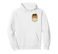 Funny Bearded Dragon Peeking Pocket Reptile Hoodie - Graphic Print Unisex - T-Shirt, Sweatshirt, Hoodie