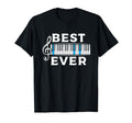 Best Dad Ever Pianist Musician Piano Keys T-Shirt - Graphic Print Unisex - T-Shirt, Sweatshirt, Hoodie
