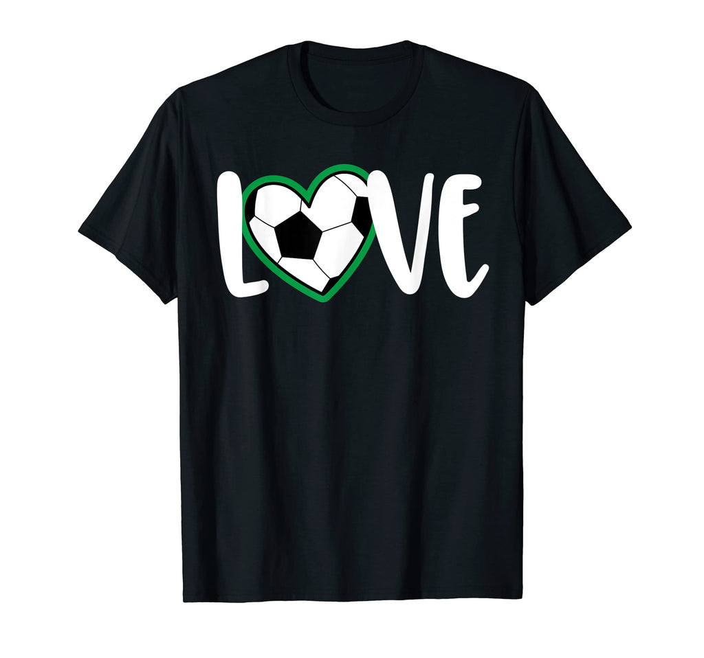 Soccer Love Heart Soccer Ball Soccer T-Shirt - Aesthetic Graphic Unisex - T-Shirt, Sweatshirt, Hoodie