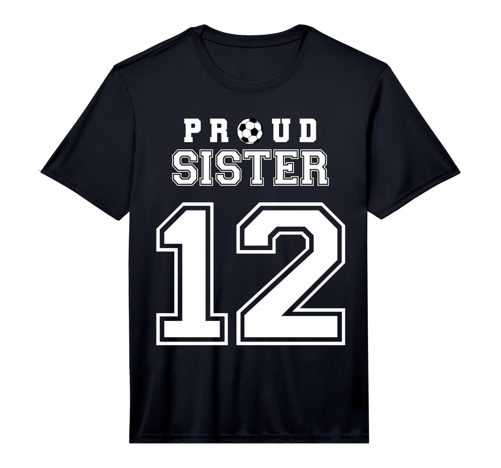 Number 12 Custom Proud Soccer Futbol T-Shirt - Novelty Apparel Unisex - T-Shirt, Sweatshirt, Hoodie