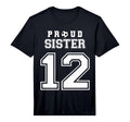 Number 12 Custom Proud Soccer Futbol T-Shirt - Novelty Apparel Unisex - T-Shirt, Sweatshirt, Hoodie