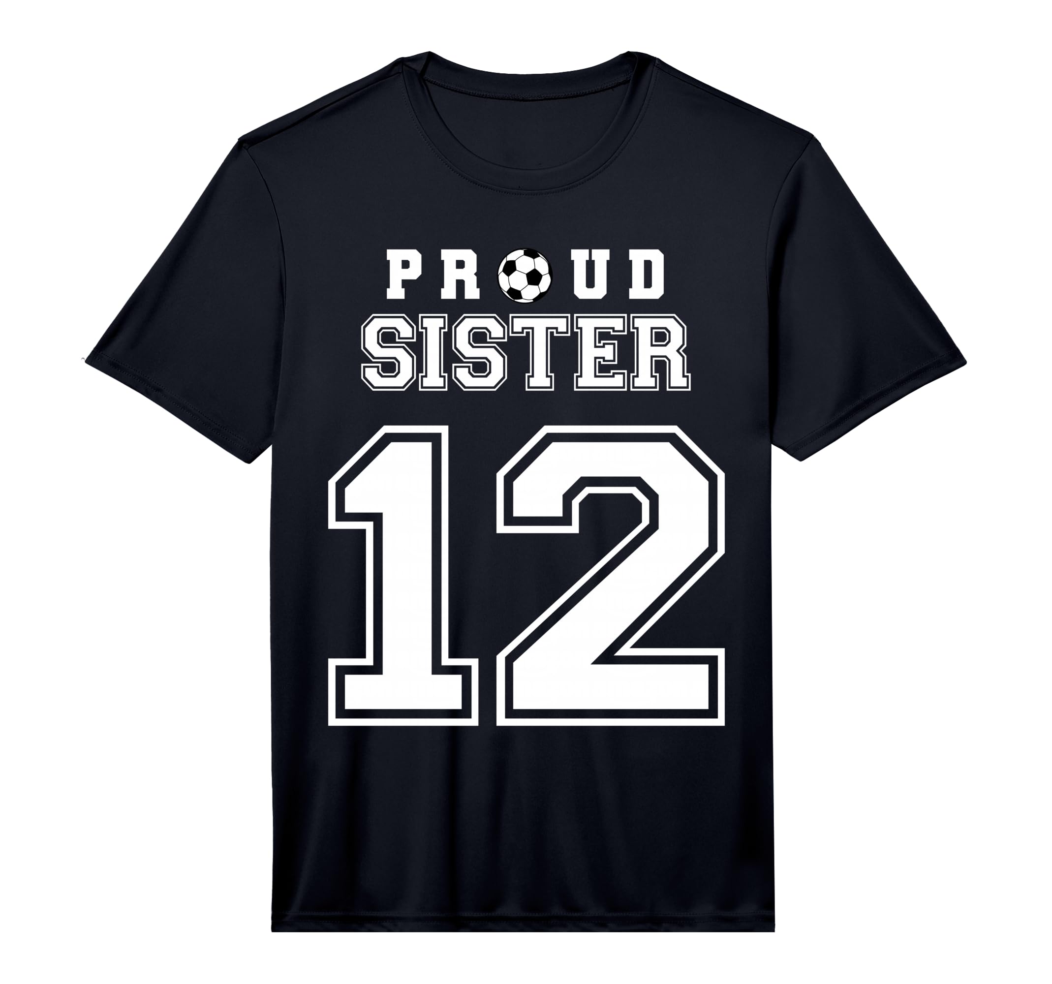 Number 12 Custom Proud Soccer Futbol T-Shirt - Novelty Apparel Unisex - T-Shirt, Sweatshirt, Hoodie