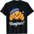 Croissant French Saying Quote France Baking Breakfast - Adult & Kids T-Shirts, Sweatshirts & Hoodies apparel design preview 1