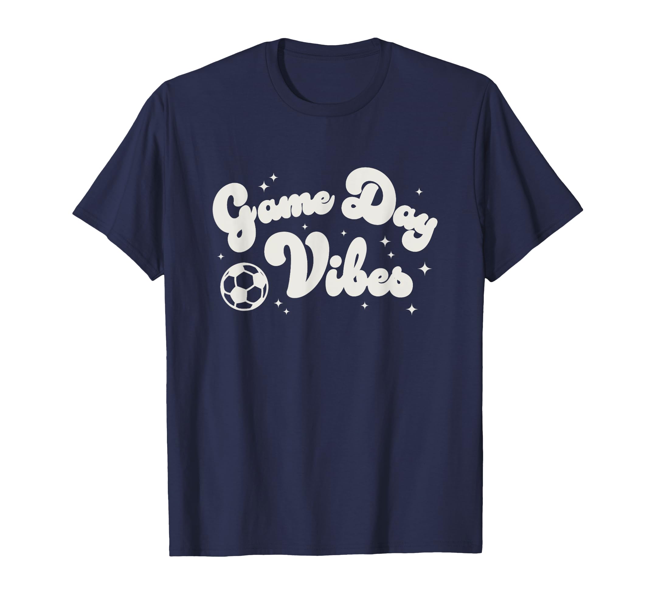 Trendy Soccer Game Day Vibes Big Chest T-Shirt - Unique Graphic Men Women - T-Shirt, Sweatshirt, Hoodie