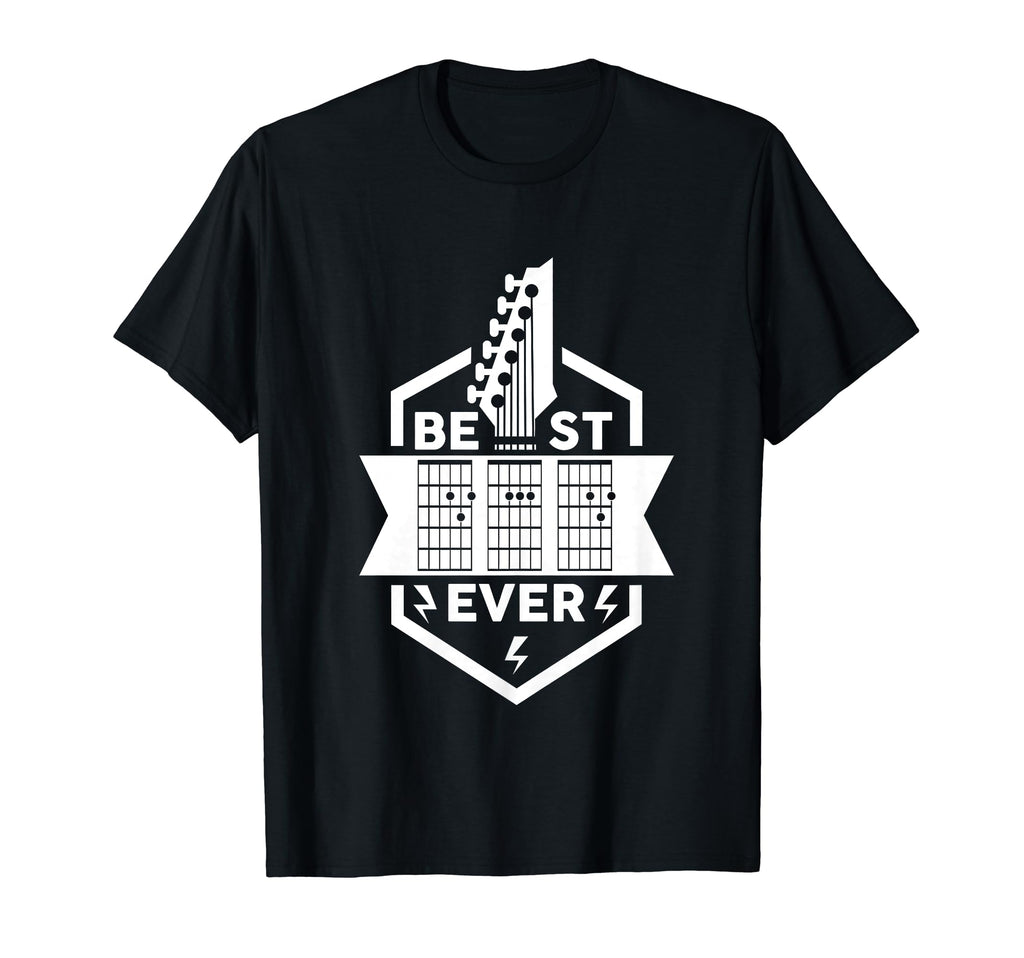 Best Dad Ever Guitarist Musician T-Shirt - Custom Art Print Men Women - T-Shirt, Sweatshirt, Hoodie