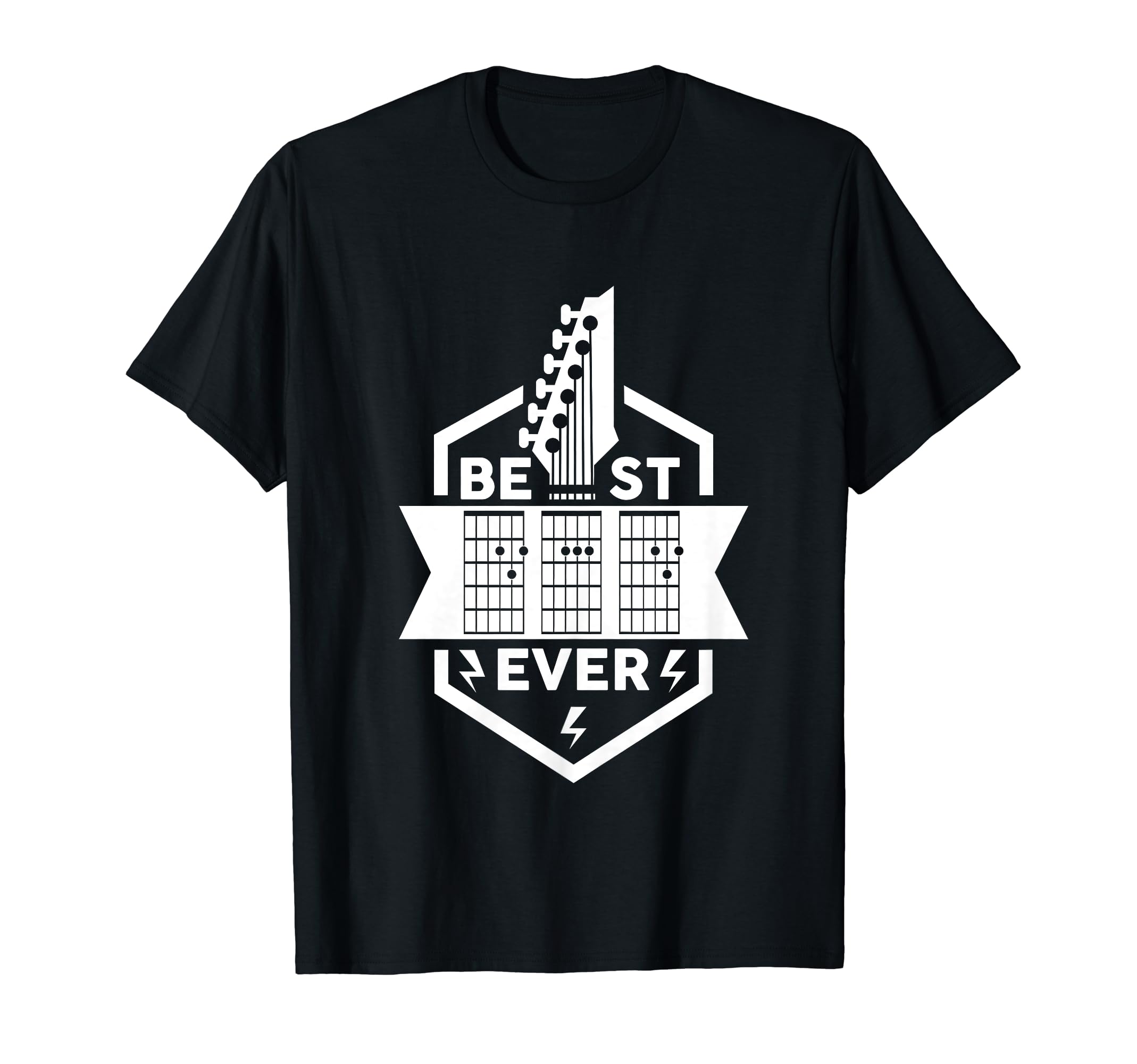 Best Dad Ever Guitarist Musician T-Shirt - Custom Art Print Men Women - T-Shirt, Sweatshirt, Hoodie