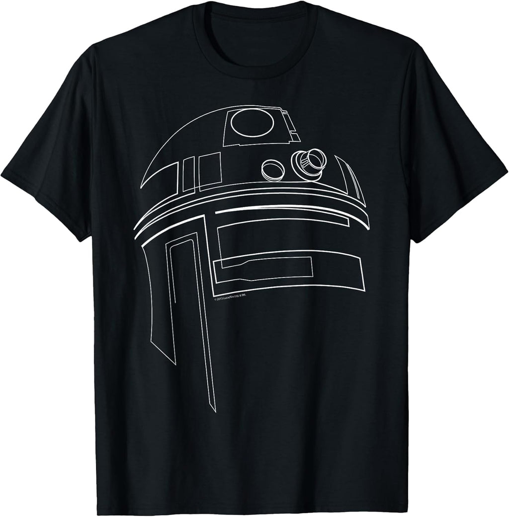 R2-D2 Minimalist Style Portrait - Adult & Kids T-Shirts, Sweatshirts & Hoodies apparel design preview 1