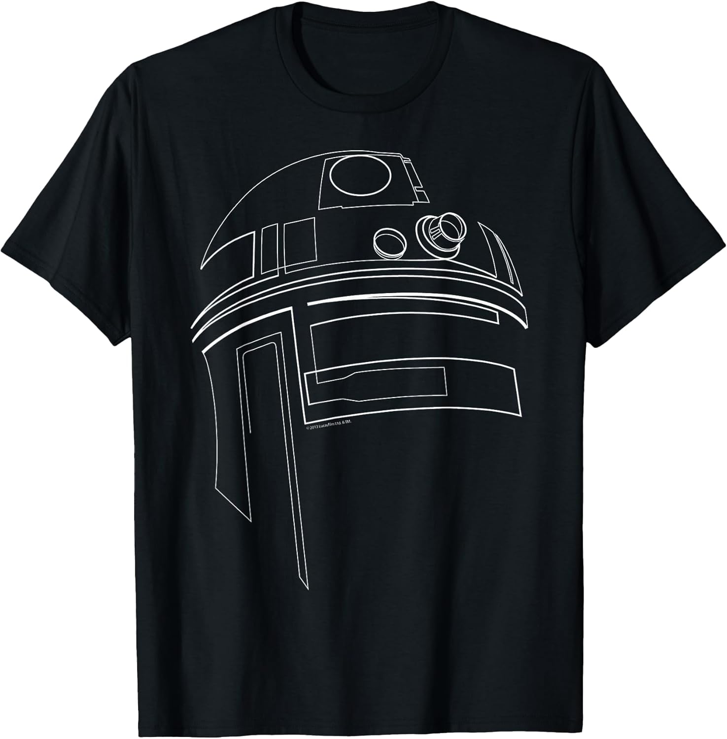 R2-D2 Minimalist Style Portrait - Adult & Kids T-Shirts, Sweatshirts & Hoodies apparel design preview 1