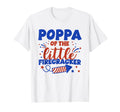 Poppa Little Firecracker Fourth July T-Shirt - Graphic Print for Adults - T-Shirt, Sweatshirt, Hoodie