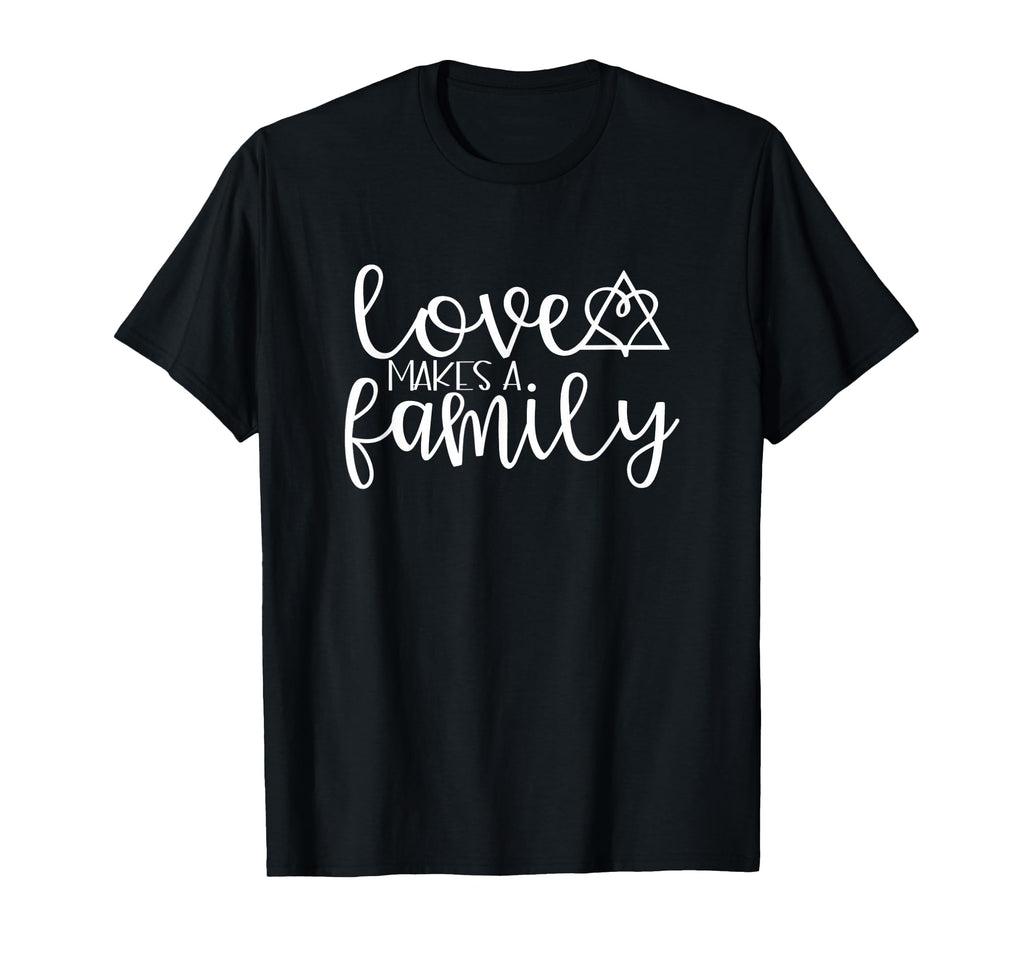Adoption Gift Love Makes Family Symbol Mom T-Shirt - Trendy Graphic Unisex - T-Shirt, Sweatshirt, Hoodie