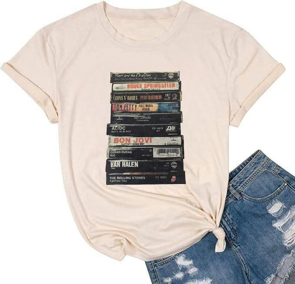 Women Vintage Rock Band Country Music Graphic Concert - Adult & Kids T-Shirts, Sweatshirts & Hoodies apparel design preview 1