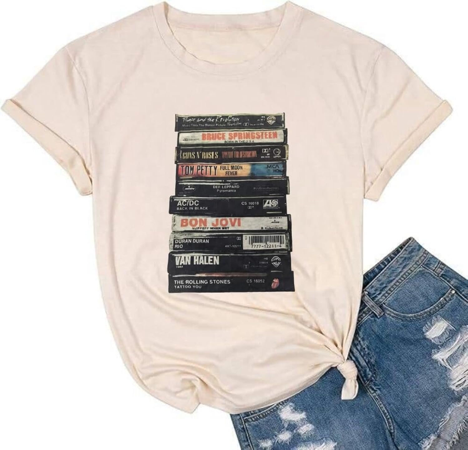 Women Vintage Rock Band Country Music Graphic Concert - Adult & Kids T-Shirts, Sweatshirts & Hoodies apparel design preview 1