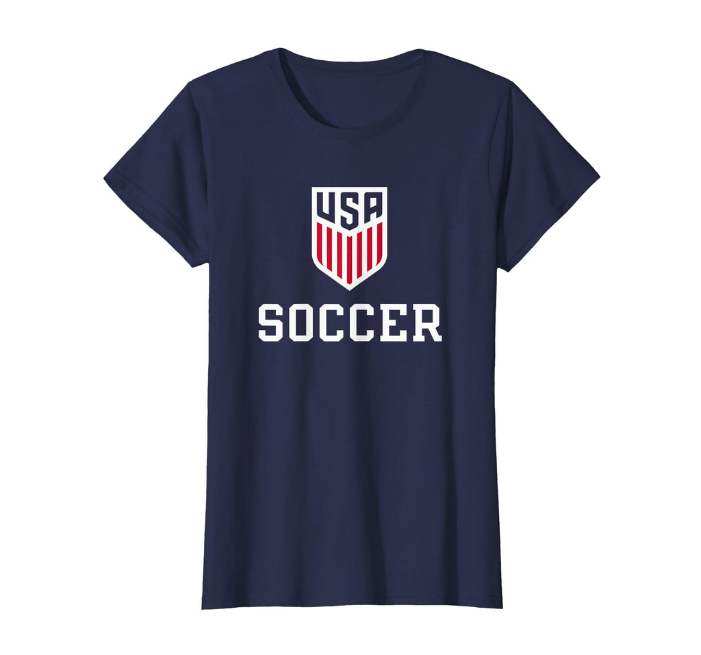 United States Soccer Icon Navy Usmnt T-Shirt - Novelty Apparel for Adults - T-Shirt, Sweatshirt, Hoodie