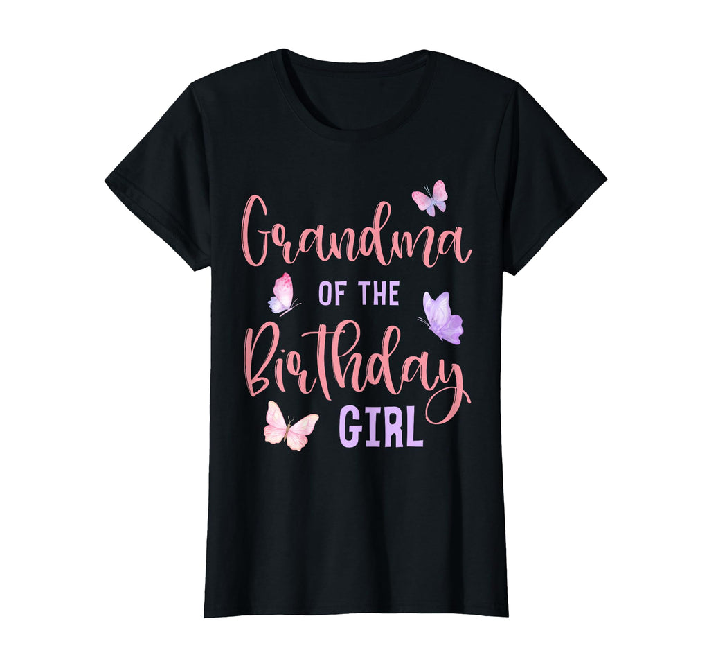 Grandma Birthday Butterfly Party T-Shirt - Novelty Apparel Men Women - T-Shirt, Sweatshirt, Hoodie