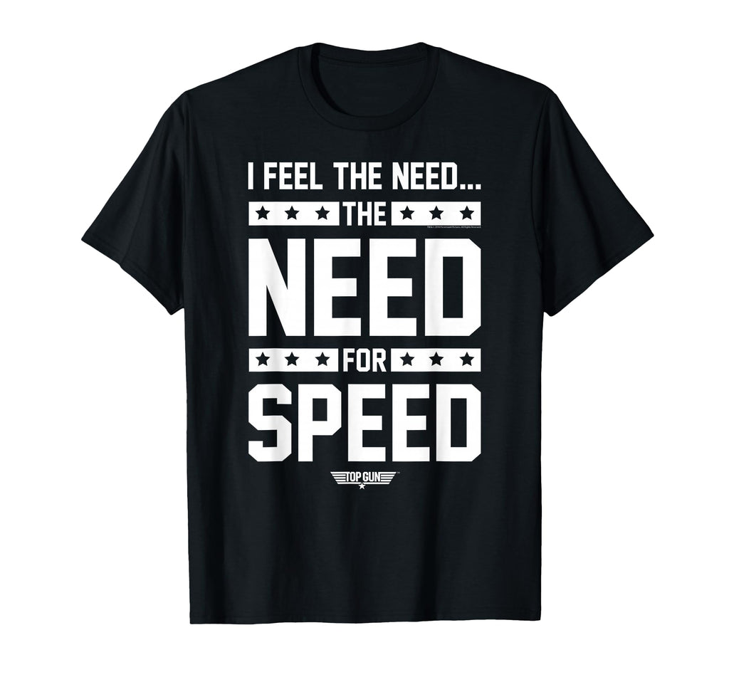 Gun Need Speed Type 80S Action Movie T-Shirt - Minimalist Print Unisex - T-Shirt, Sweatshirt, Hoodie