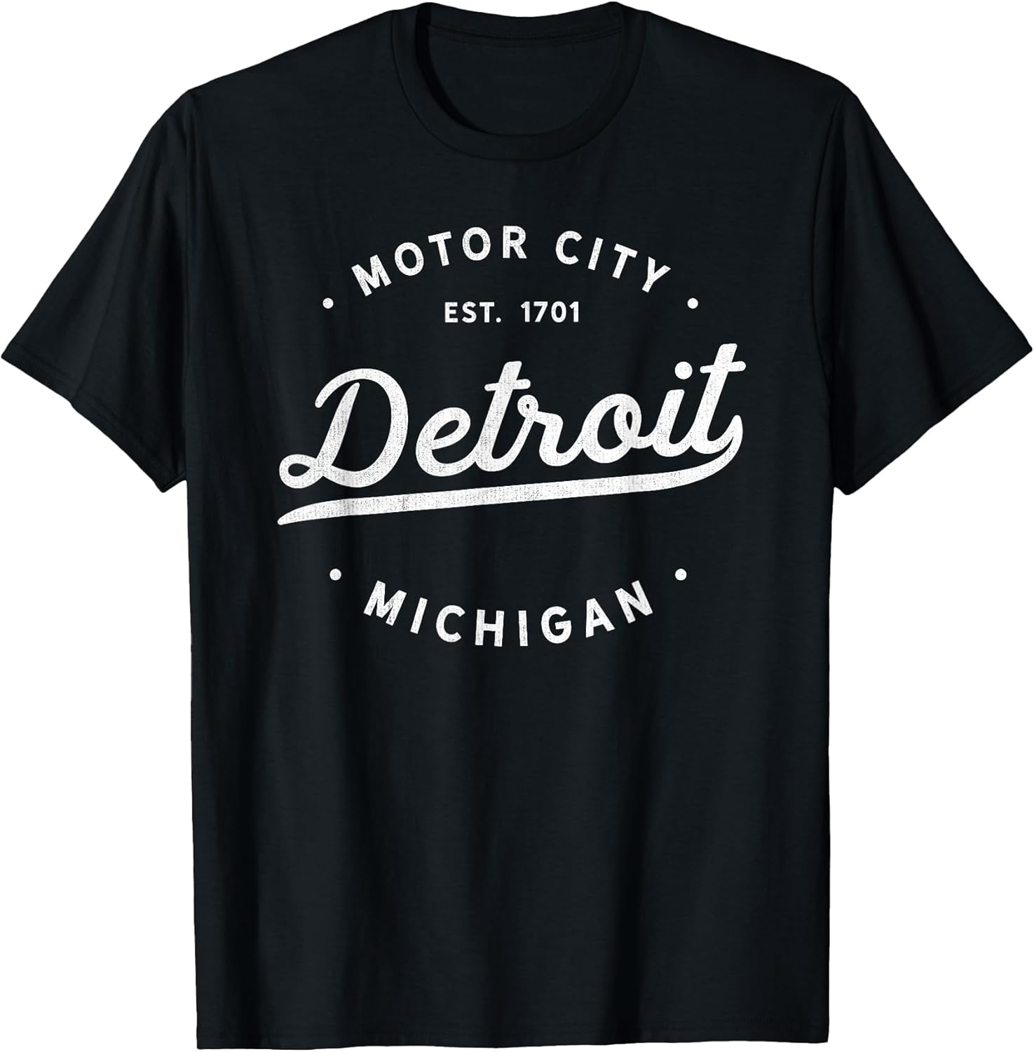 Classic Retro Vintage Detroit Michigan Motor City - Adult & Kids T-Shirts, Sweatshirts & Hoodies apparel design preview 1