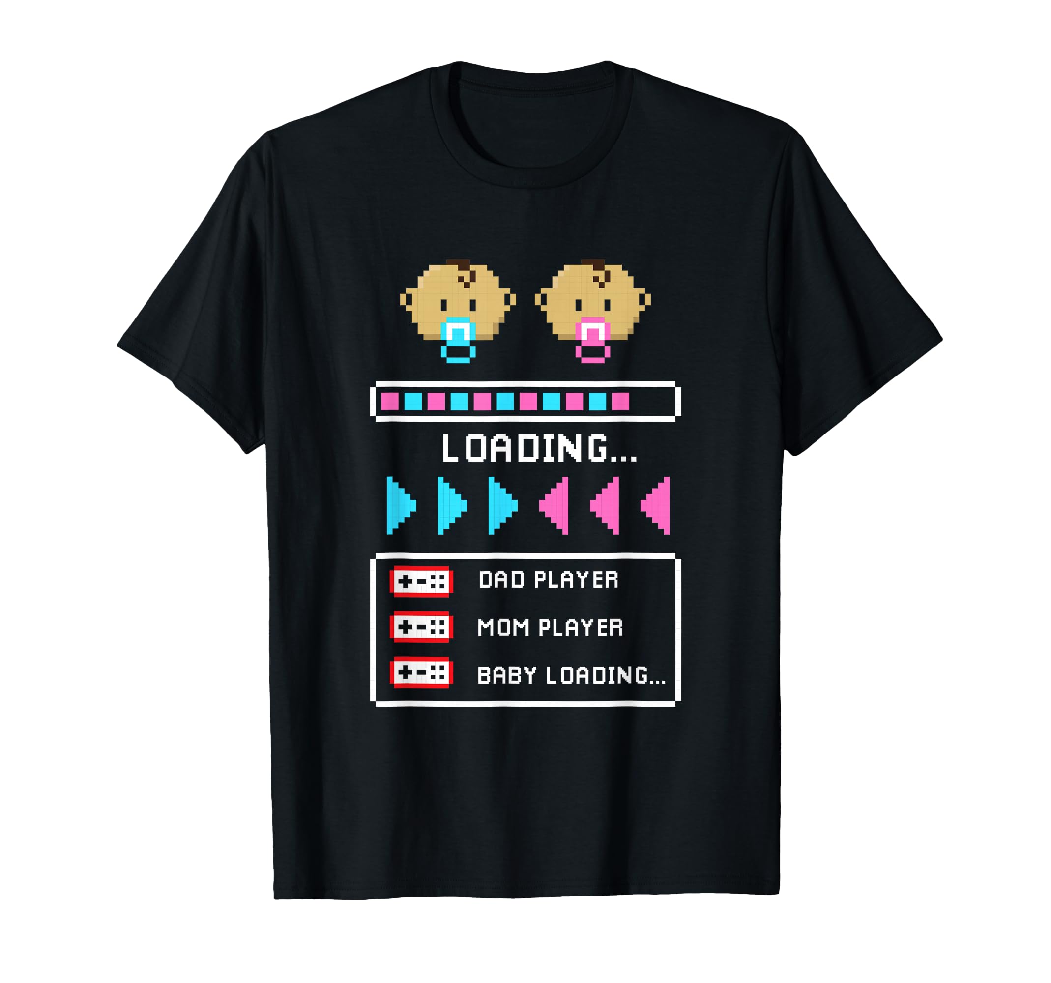 Loading Gaming Dad Gender Reveal Gamer T-Shirt - Custom Art Print Unisex - T-Shirt, Sweatshirt, Hoodie