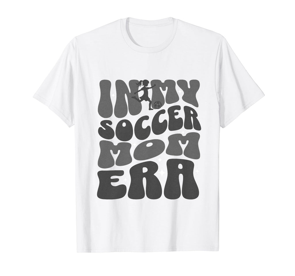 Groovy My Soccer Mom Era Football T-Shirt - Graphic Print for Adults - T-Shirt, Sweatshirt, Hoodie