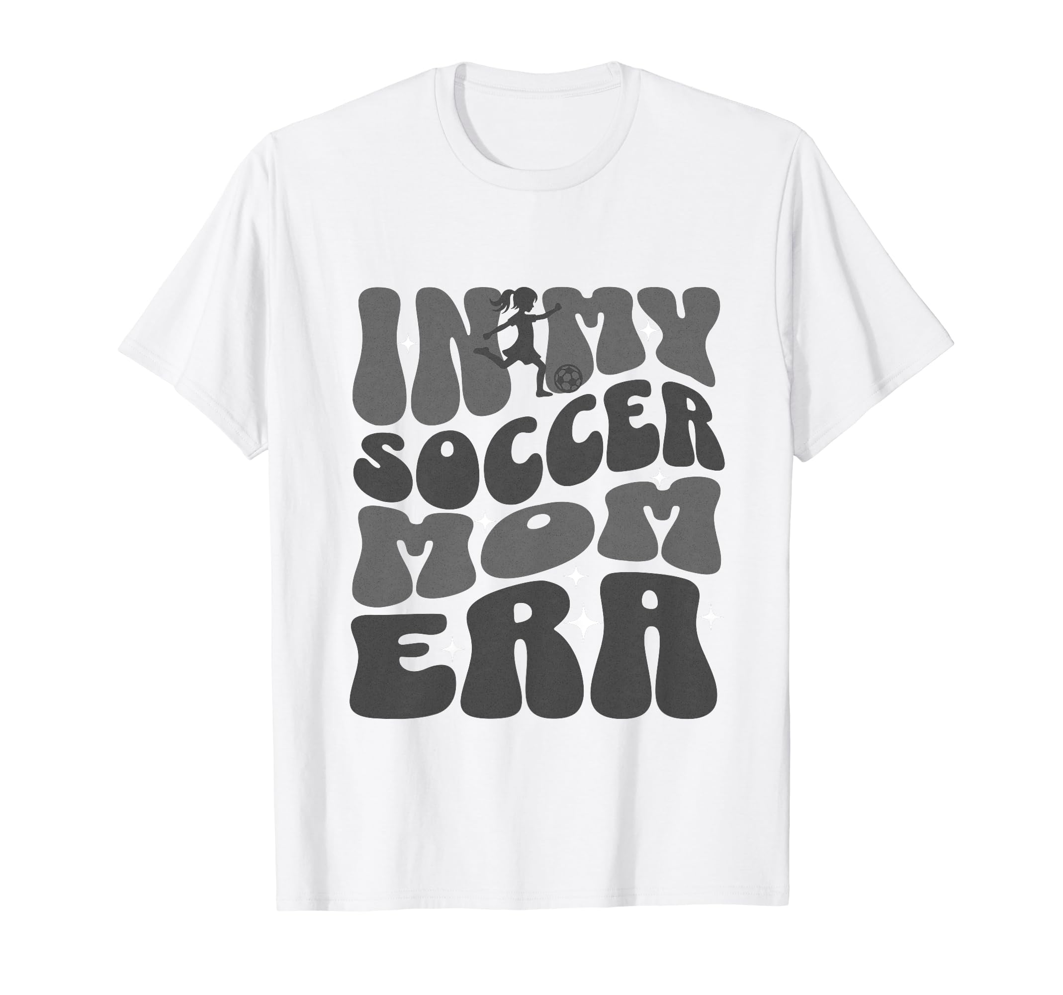 Groovy My Soccer Mom Era Football T-Shirt - Graphic Print for Adults - T-Shirt, Sweatshirt, Hoodie