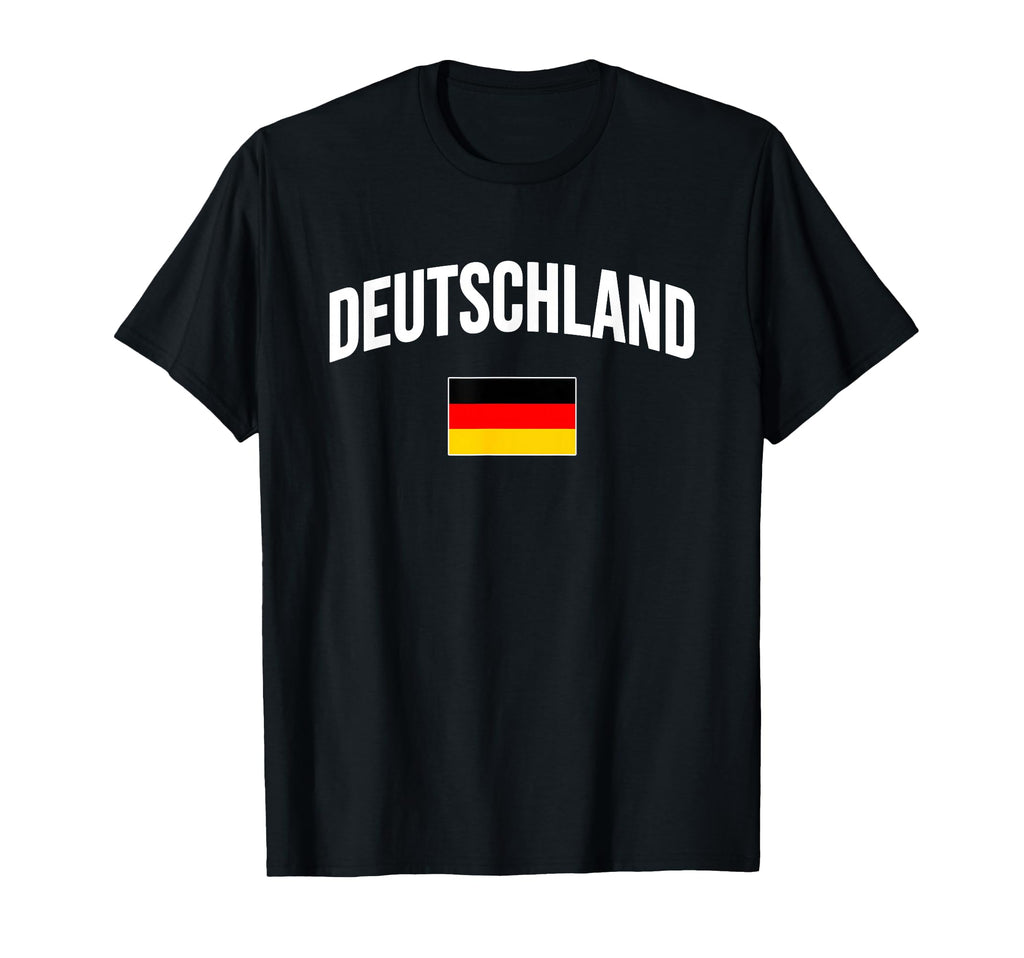 Deutschland Flag Germany T-Shirt - Graphic Print Men Women - T-Shirt, Sweatshirt, Hoodie