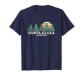 Santa Clara Ca Throwback 70S T-Shirt - Aesthetic Graphic for Adults - T-Shirt, Sweatshirt, Hoodie