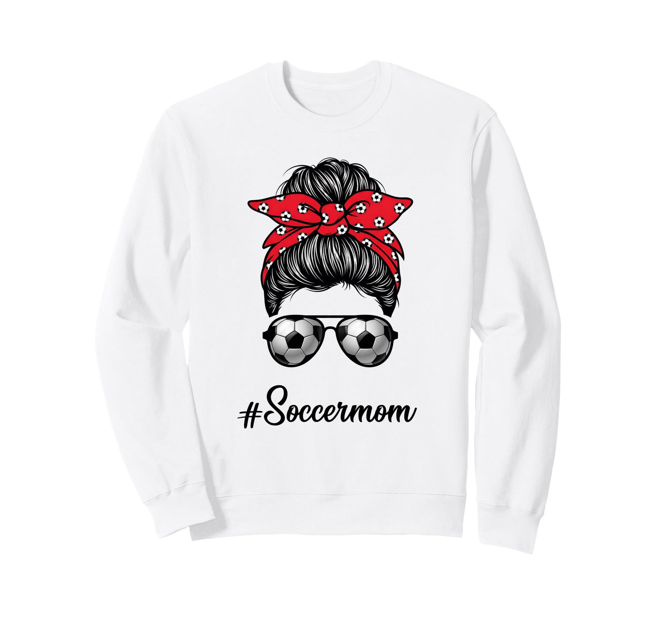 Soccermom Soccer Mama Soccer Momlife Sweatshirt - Graphic Print for Adults - T-Shirt, Sweatshirt, Hoodie