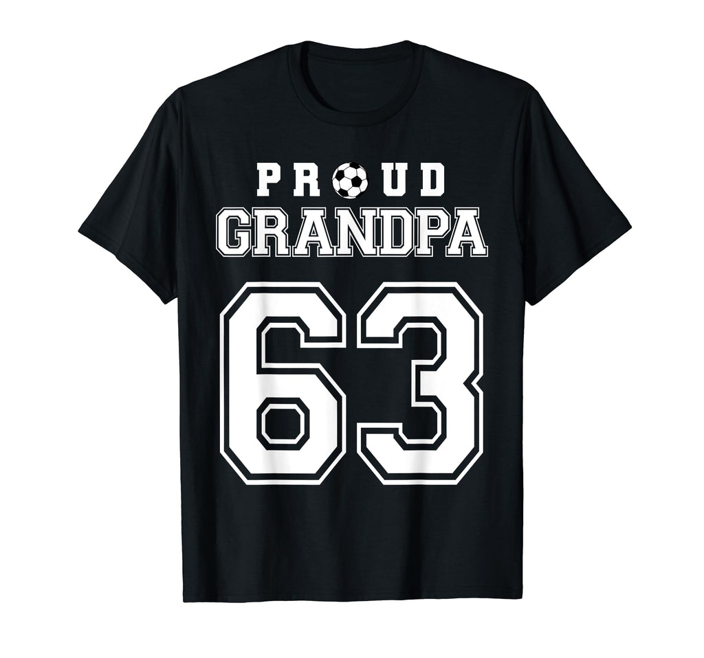 Number 63 Custom Proud Soccer Futbol T-Shirt - Minimalist Print Men Women - T-Shirt, Sweatshirt, Hoodie