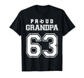 Number 63 Custom Proud Soccer Futbol T-Shirt - Minimalist Print Men Women - T-Shirt, Sweatshirt, Hoodie