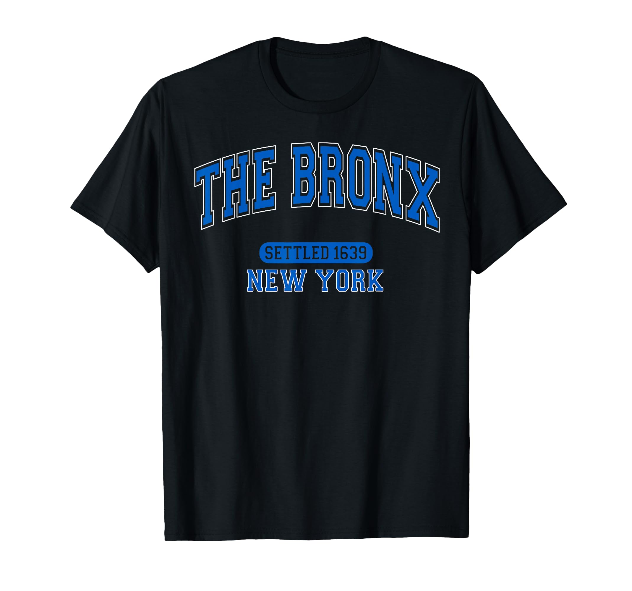 Bronx New York Settled 1639 Sports T-Shirt - Unique Graphic for Adults - T-Shirt, Sweatshirt, Hoodie