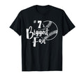 Seven 7 Biggest Fan Softball Mom T-Shirt - Fun Novelty Design for Adults - T-Shirt, Sweatshirt, Hoodie